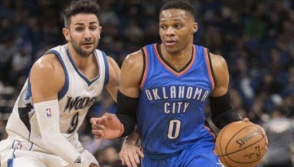  唐斯内外开花森林狼双加时险胜雷霆显韧性