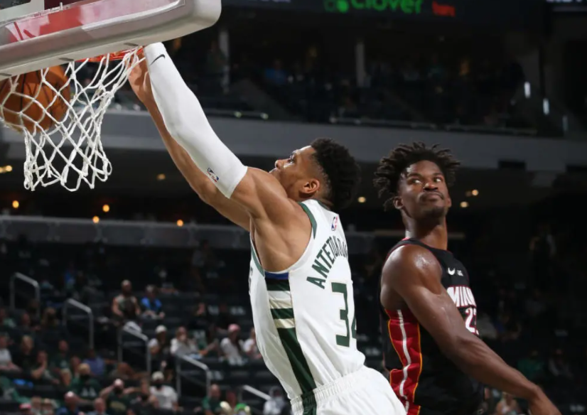  字母哥狂揽四十一分二十篮板，雄鹿客场大胜热火止颓势